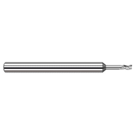 Harvey Tool Miniature End Mill - 4 Flute - Square, 0.0930" (3/32), Finish - Machining: Uncoated 861693